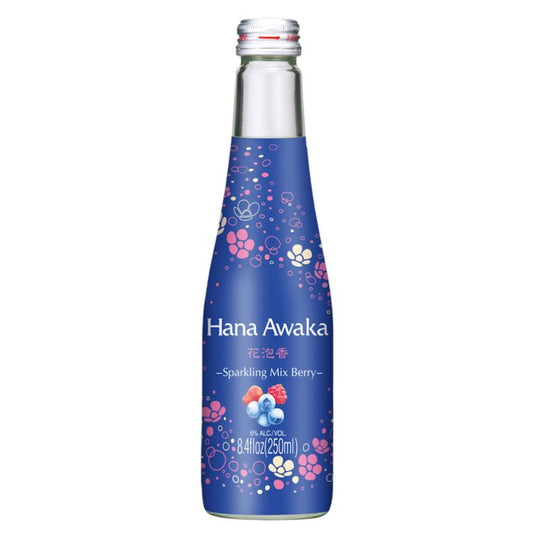 Ozeki Hana Awaka Mixed Berry Sparkling Sake - 250ml